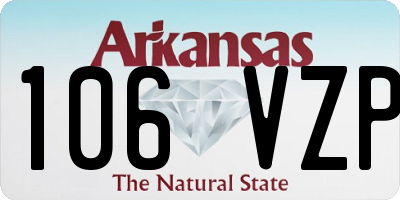 AR license plate 106VZP
