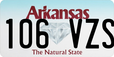 AR license plate 106VZS