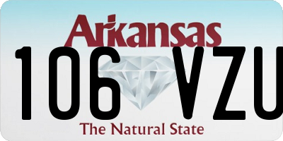 AR license plate 106VZU