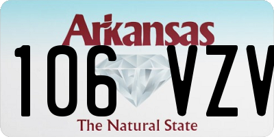 AR license plate 106VZV