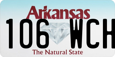 AR license plate 106WCH