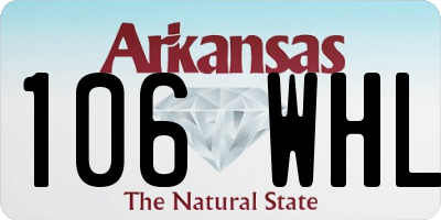 AR license plate 106WHL