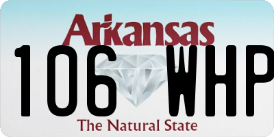 AR license plate 106WHP