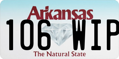 AR license plate 106WIP