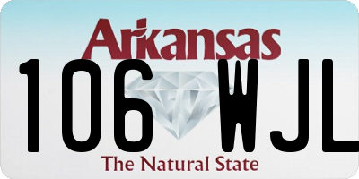 AR license plate 106WJL