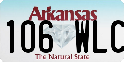 AR license plate 106WLC