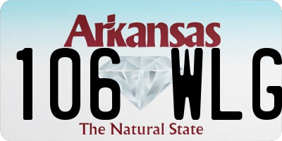 AR license plate 106WLG