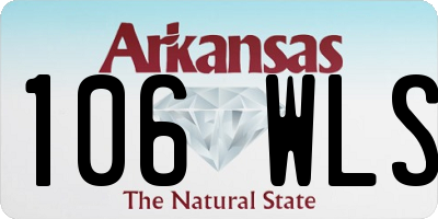 AR license plate 106WLS