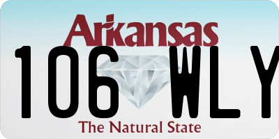 AR license plate 106WLY