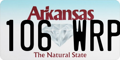 AR license plate 106WRP