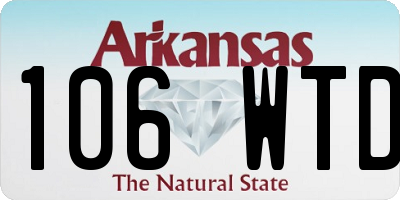 AR license plate 106WTD