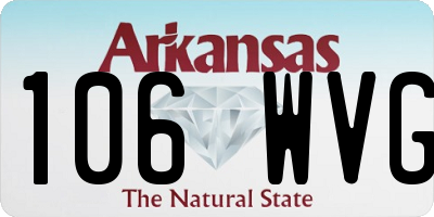 AR license plate 106WVG