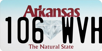 AR license plate 106WVH