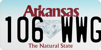 AR license plate 106WWG