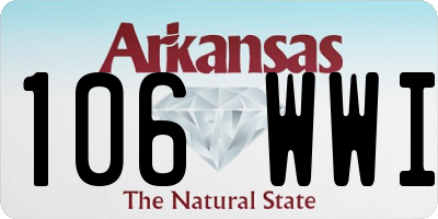 AR license plate 106WWI