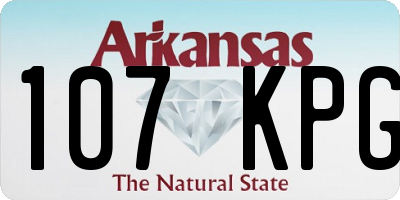 AR license plate 107KPG