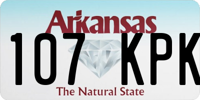 AR license plate 107KPK