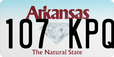 AR license plate 107KPQ