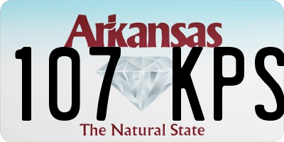 AR license plate 107KPS