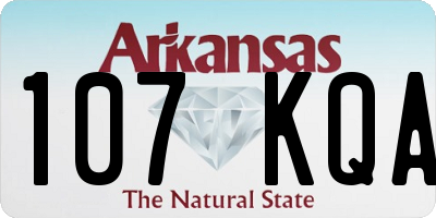 AR license plate 107KQA