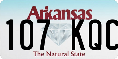 AR license plate 107KQC