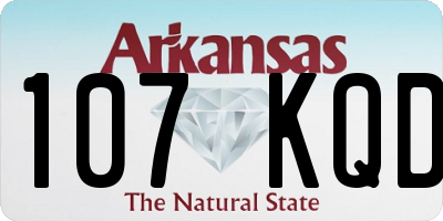 AR license plate 107KQD