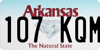 AR license plate 107KQM