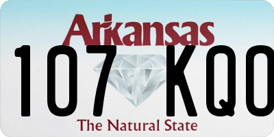 AR license plate 107KQO