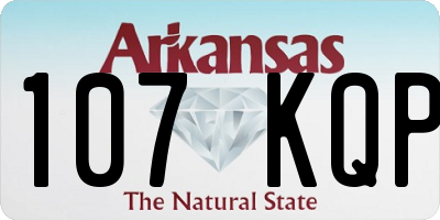 AR license plate 107KQP