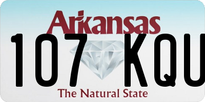 AR license plate 107KQU
