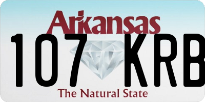 AR license plate 107KRB