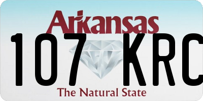 AR license plate 107KRC