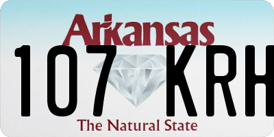 AR license plate 107KRH