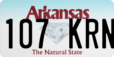 AR license plate 107KRN