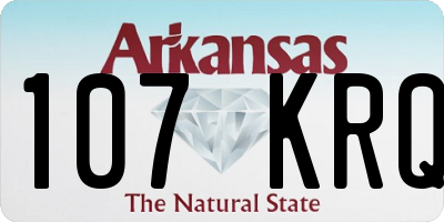 AR license plate 107KRQ