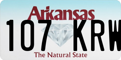 AR license plate 107KRW