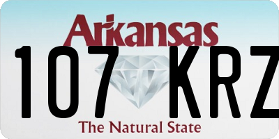 AR license plate 107KRZ