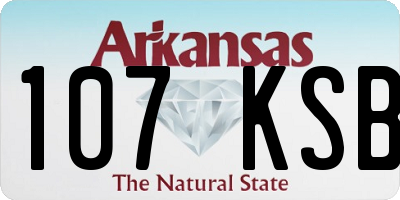 AR license plate 107KSB
