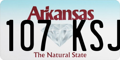AR license plate 107KSJ