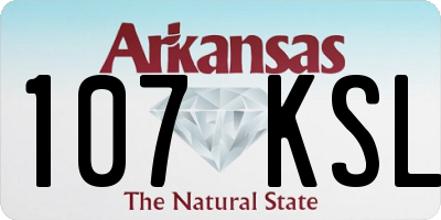 AR license plate 107KSL