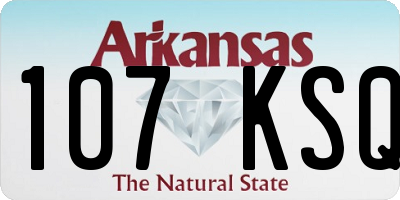 AR license plate 107KSQ