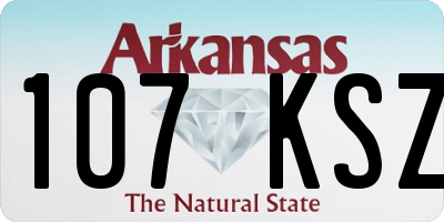 AR license plate 107KSZ