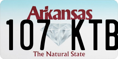 AR license plate 107KTB