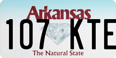 AR license plate 107KTE