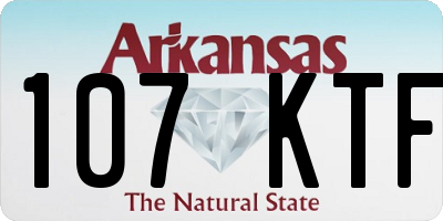 AR license plate 107KTF
