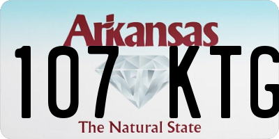 AR license plate 107KTG