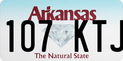 AR license plate 107KTJ