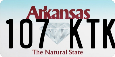 AR license plate 107KTK