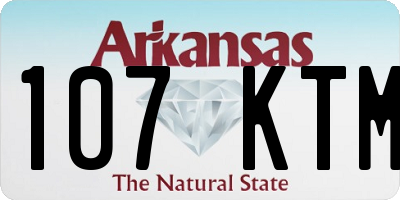 AR license plate 107KTM