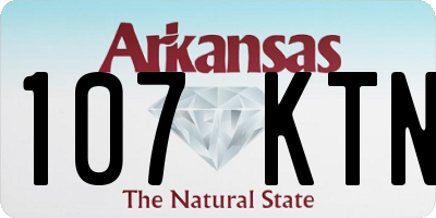 AR license plate 107KTN